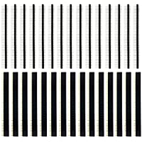 30 Piezas 2.54mm 40 Pines Conector de Cabeza Pin Header PCB Soldadura Fila Unica Macho Hembra para Arduino Prototype…